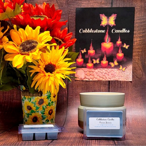 Princess Jasmine Soy Wax Melt home scent by Cobblestone Candles - Picture 1 of 3